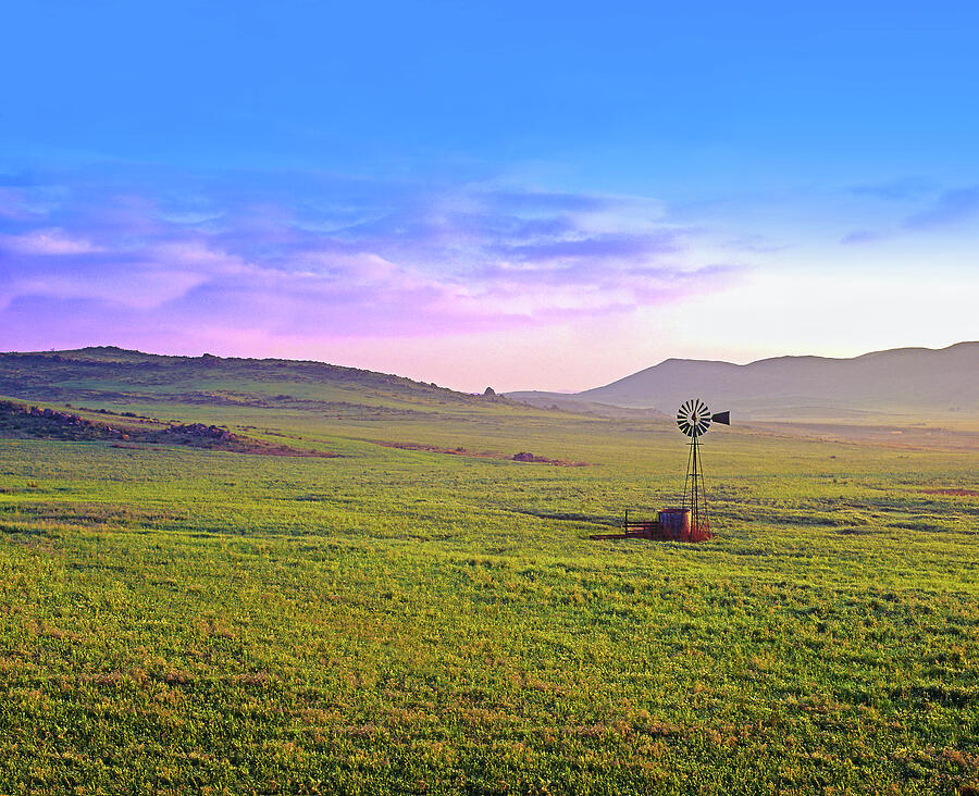 Farm Photograph - Winchester Windmill by Paul Breitkreuz
