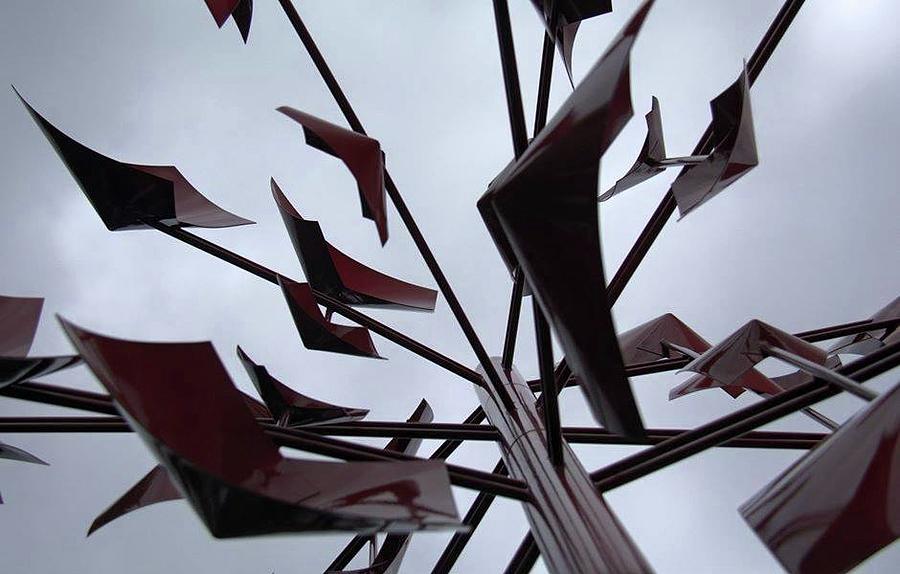 Wind Art Sculpture Photograph by Brian Howerton