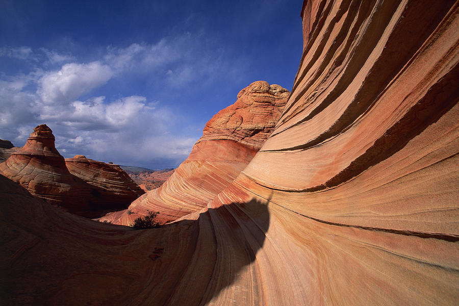 Wind eroded sandstone formation on Paria Plateau near Page , Arizona Photograph by Comstock