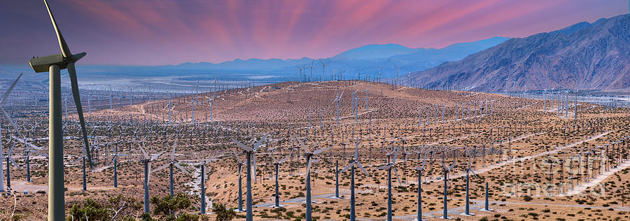 Wind Farm Green Energy Photograph by David Zanzinger