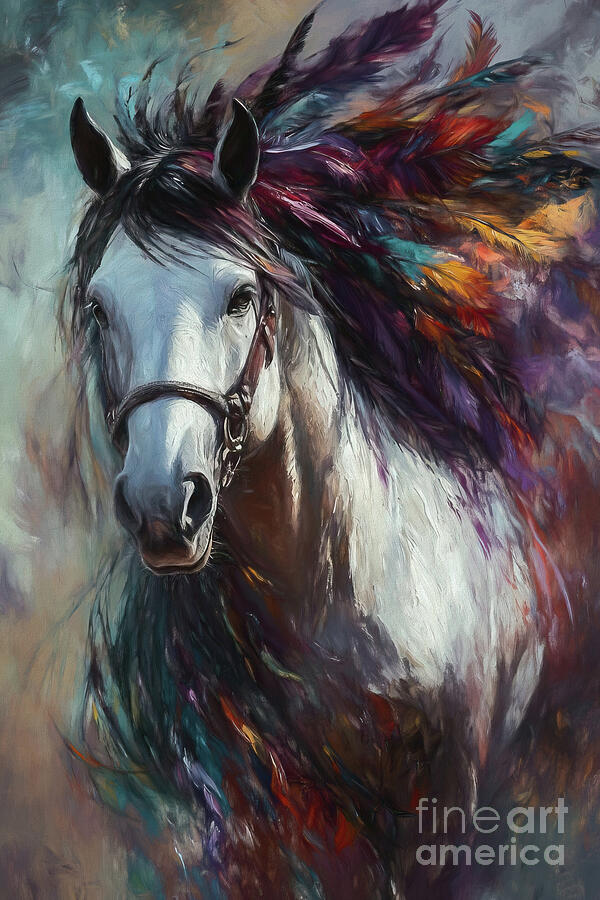Wind In My Hair 3 Painting by Tina LeCour Wind In My Hair 3 Painting by Tina LeCour
