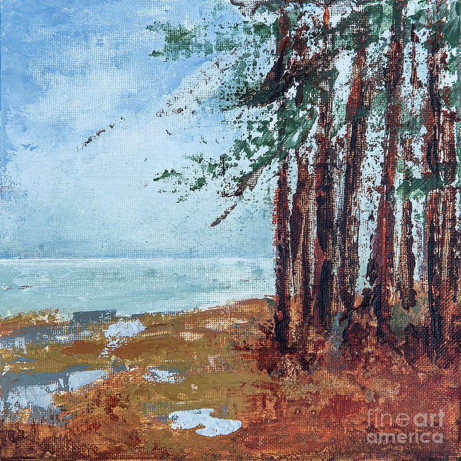 Wind in the Pines Painting by Susan Cole Kelly Impressions