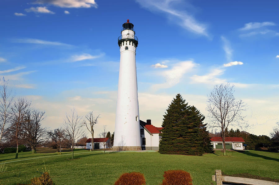 Wind Point LighthouseRacine Wisconsin Photograph by William Reagan