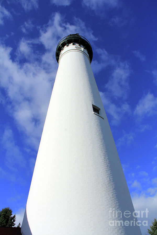 Lighthouse Photograph - Wind Point Lighthouse Wisconsin  8549 by Jack Schultz