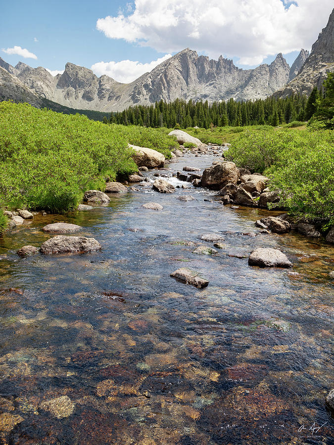 Wind River River Photograph by Aaron Spong