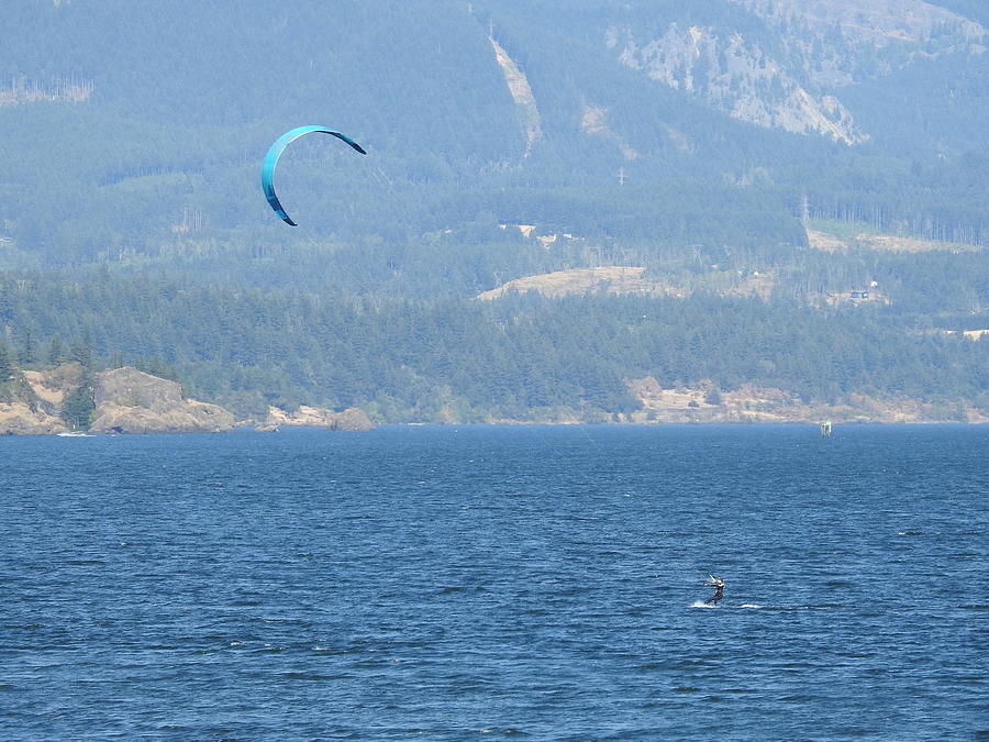 Wind Surfing on the Columbia/Snake River Photograph by Barbara Ebeling