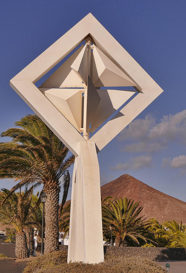 Wind Toy mobile sculpture by César Manrique in Lanzarote, Canary Islands, Spain Photograph by Photo by Victor Ovies Arenas