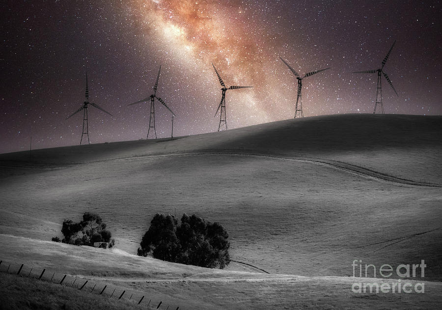 Wind Turbines California  Photograph by Chuck Kuhn