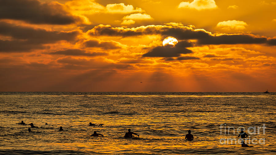 Windansea Beach Sunset Photograph by Sam Antonio