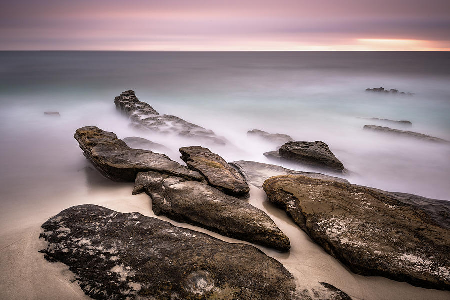 Windansea Rocks II Photograph by Alexander Kunz
