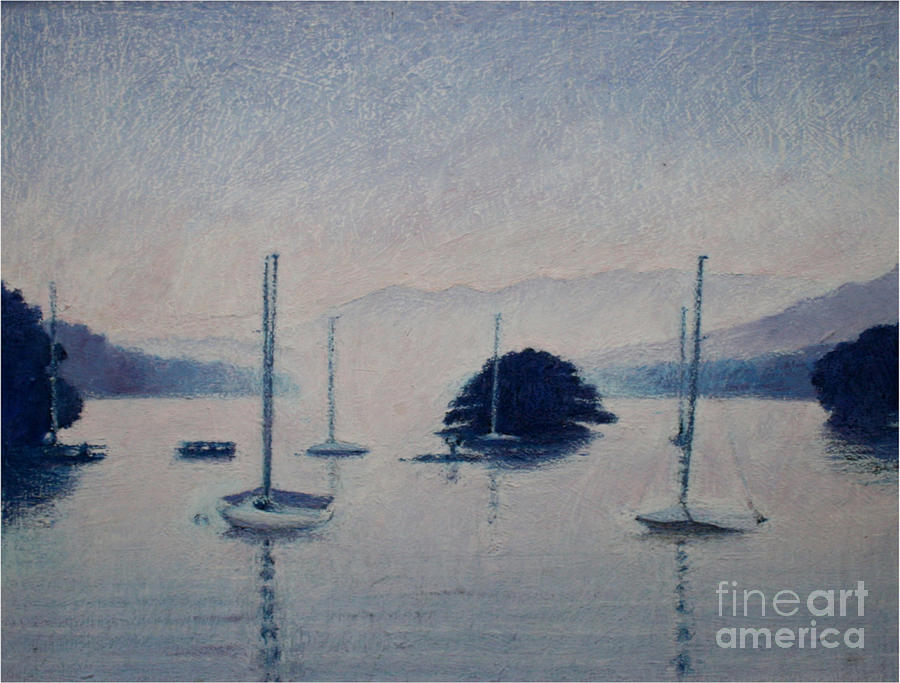 Windermere Sunset  Painting by Andy  Mercer