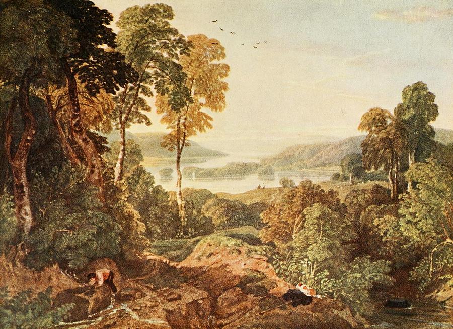 Landscape Painting - Windermere by William Havell