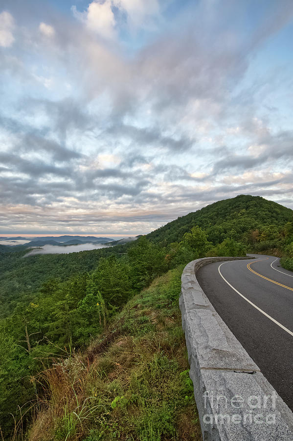 Winding Foothills Parkway Photograph by Phil Perkins