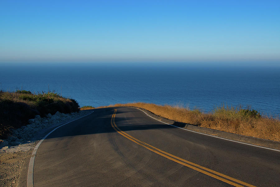 Winding Road High Above the Pacific Ocean Photograph by Matthew DeGrushe