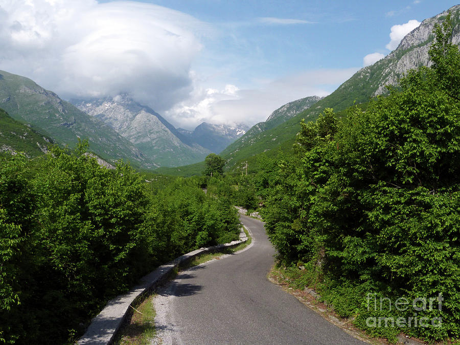 Winding Road to Theth - Albania Photograph by Phil Banks