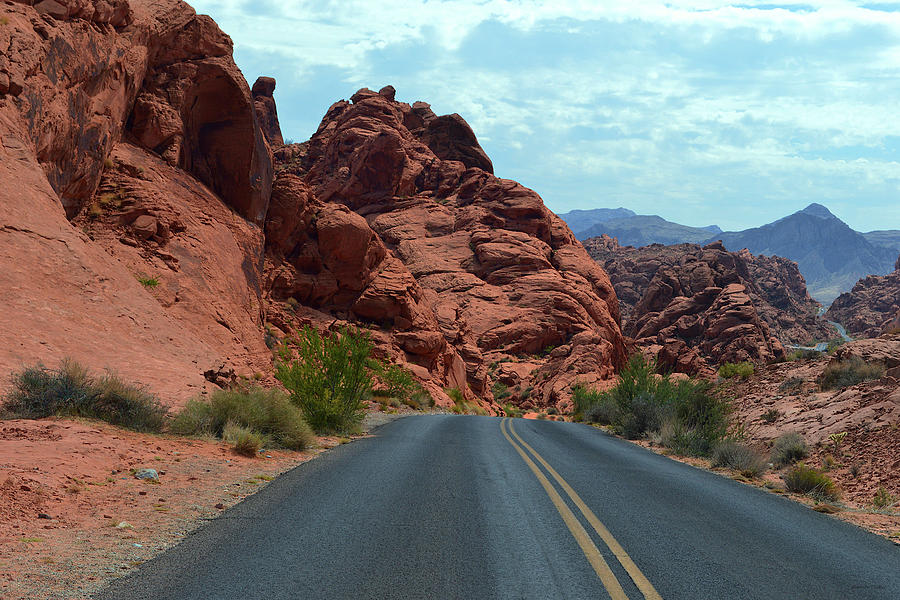 Winding Through The Valley Of Fire Photograph