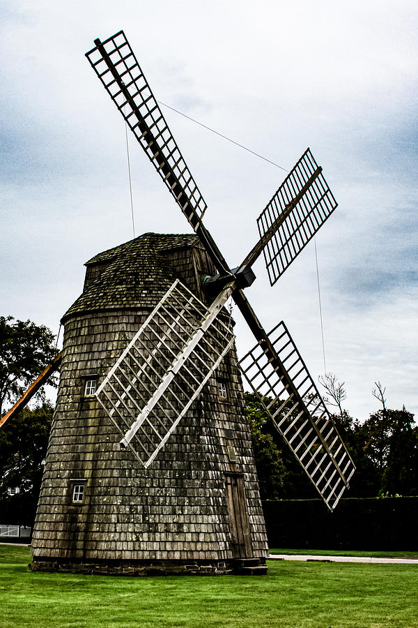 Windmill at Watermill Photograph by Bonny Puckett