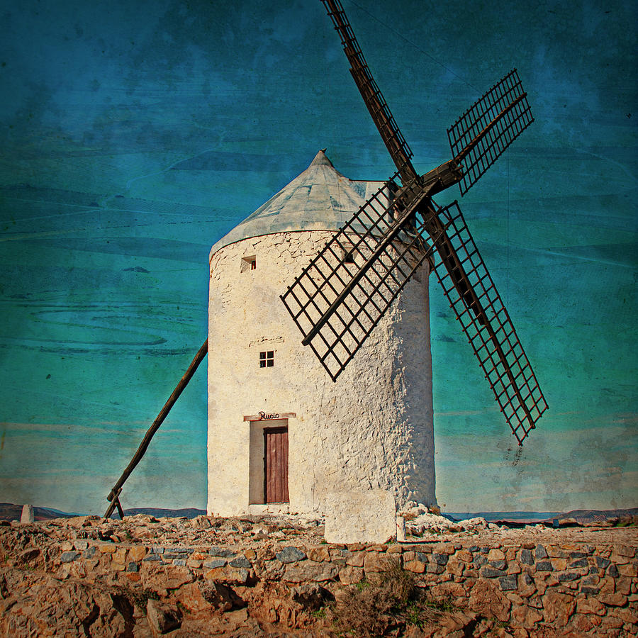 Windmill - Consuegra, Spain Photograph by Denise Strahm
