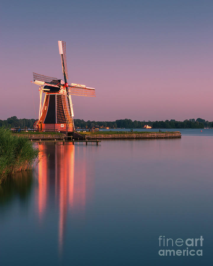 Windmill De Helper Photograph by Henk Meijer Photography