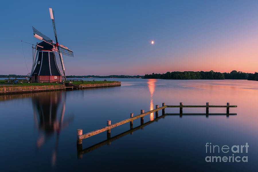 Windmill De Helper, Netherlands Photograph by Henk Meijer Photography