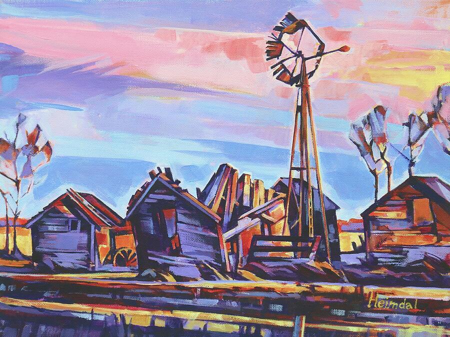Windmill Fair  Painting by Tim Heimdal