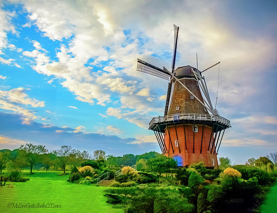 Windmill Holland Hdr Photograph
