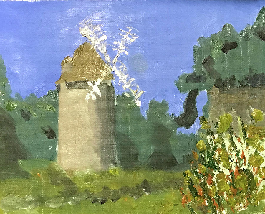 Windmill in France Painting by John Macarthur