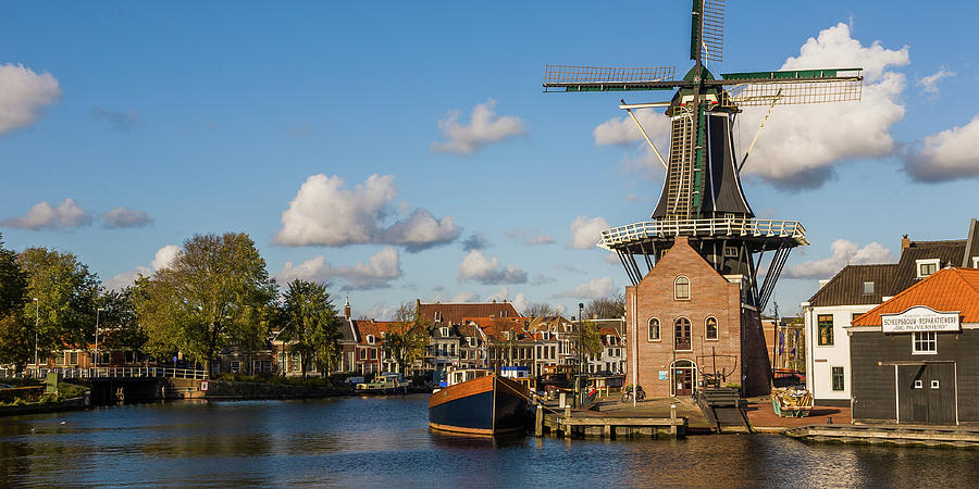 Windmill in Haarlem Holland Photograph by Tommy Farnsworth