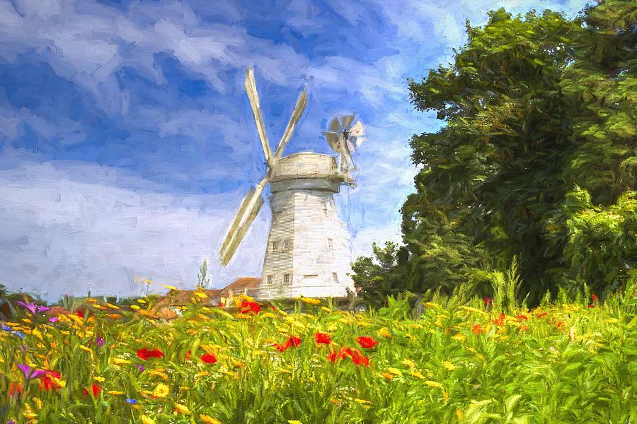 Windmill Meadow Art Photograph by David Pyatt