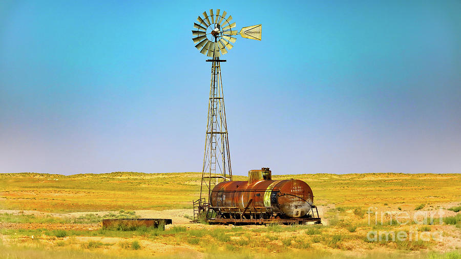 Windmill-Train Photograph by Mark Jackson
