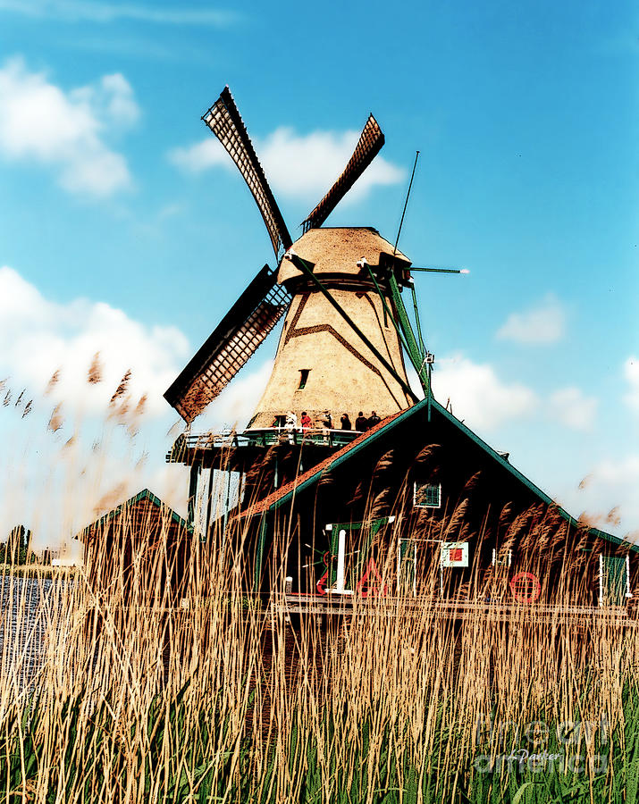 Architecture Photograph - Windmills of Old ZanDam by Linda Parker