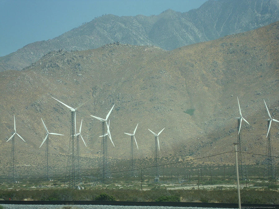 Windmills of Palm Springs Photograph by Roxy Rich