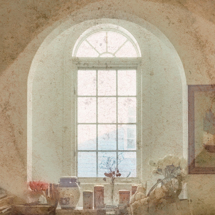 Window and Arch with Still Life Photograph by Mark Forte