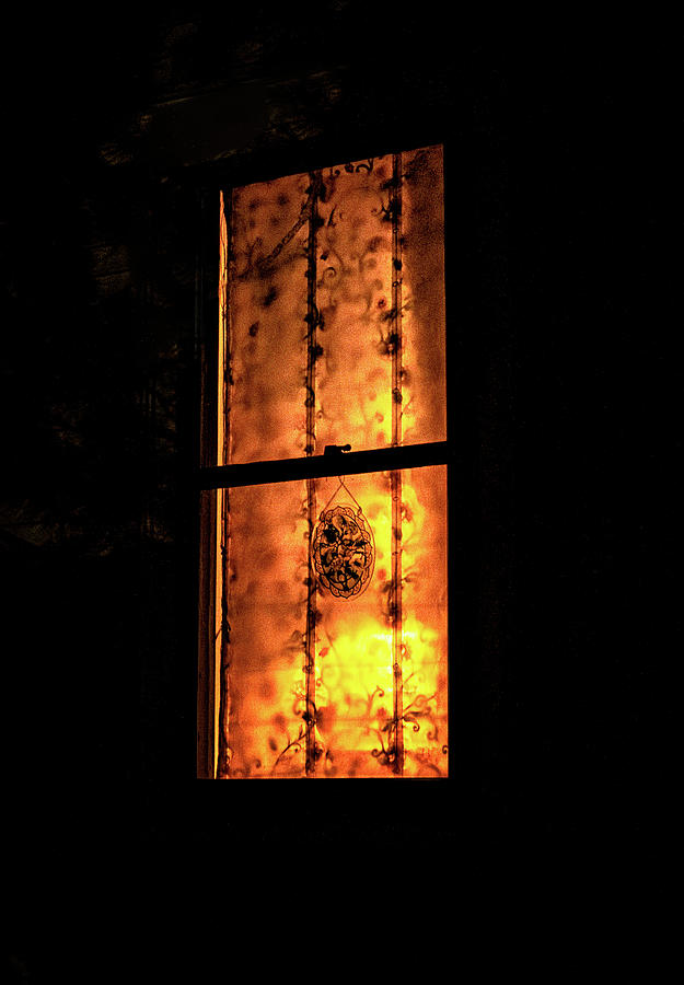 Window At Night Photograph by Tom Singleton