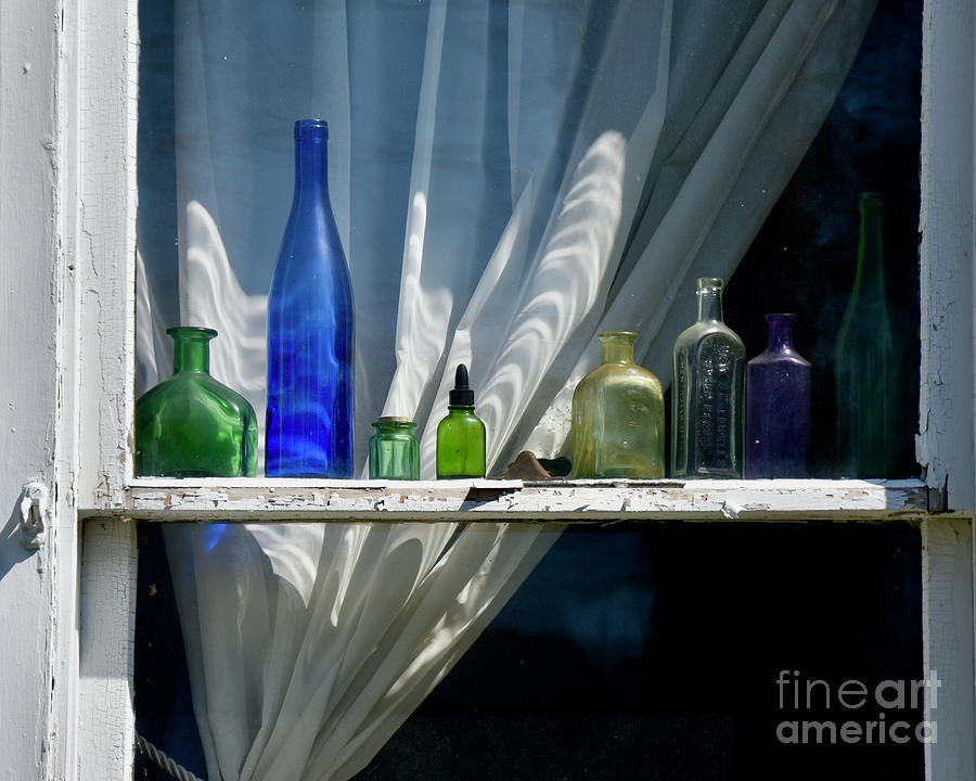 Window Bottles Photograph