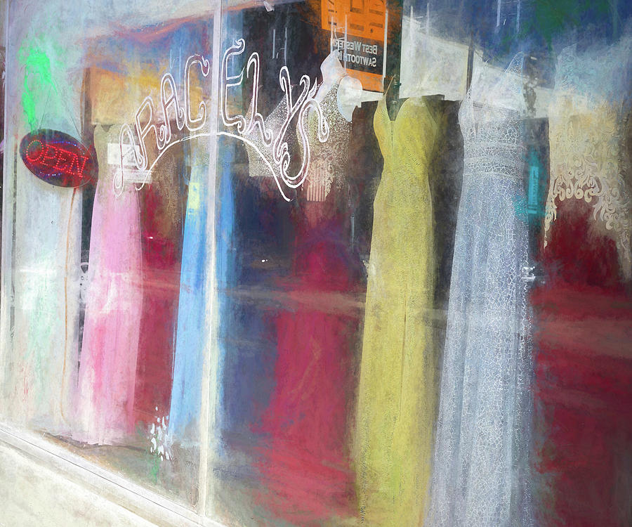 Window Dresses  Digital Art by Cathy Anderson