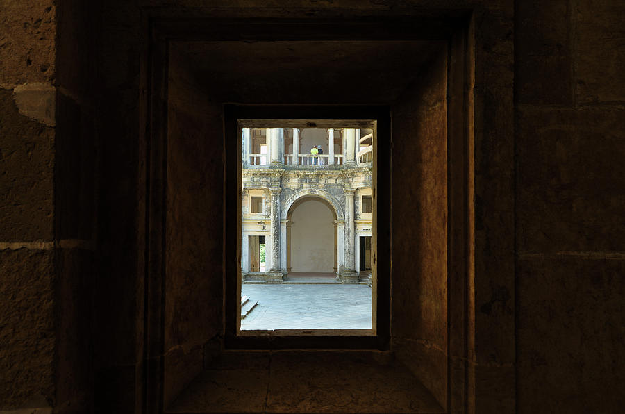 Window frame in the Convent of Christ. Tomar Photograph by Angelo DeVal