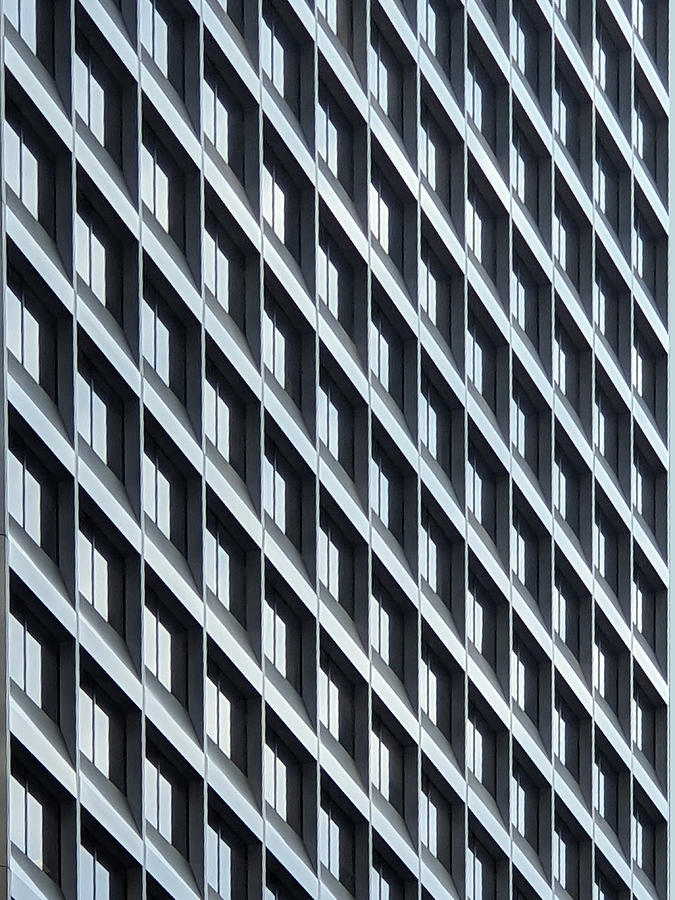 Window Grid, San Francisco Photograph by Donald Kinney
