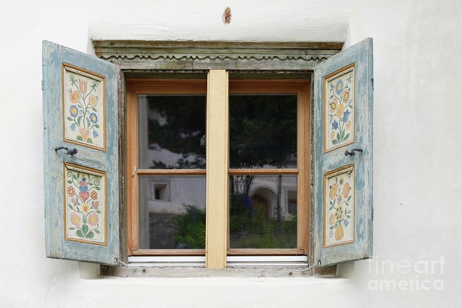 Window in Sent Photograph by Flavia Westerwelle