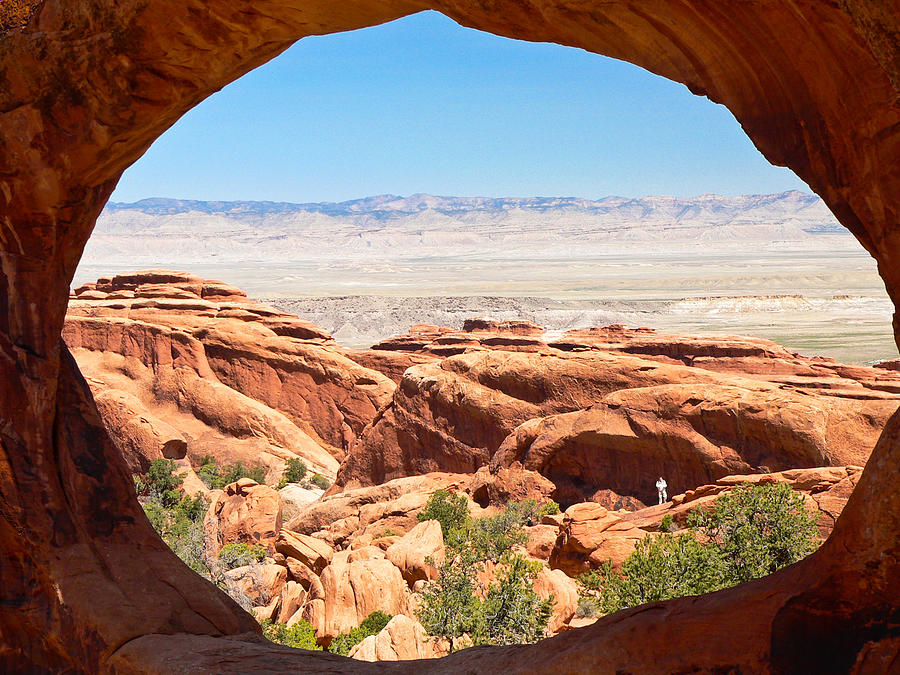 Window in the Double-O Arch Photograph by Amit Basu Photography