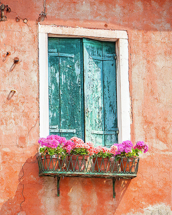 Venice Photograph - Window in Venice by Marla Brown