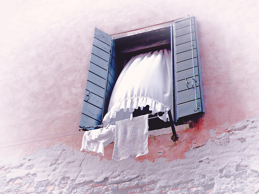 Window in Venice Photograph by Micki Findlay Window in Venice Photograph by Micki Findlay