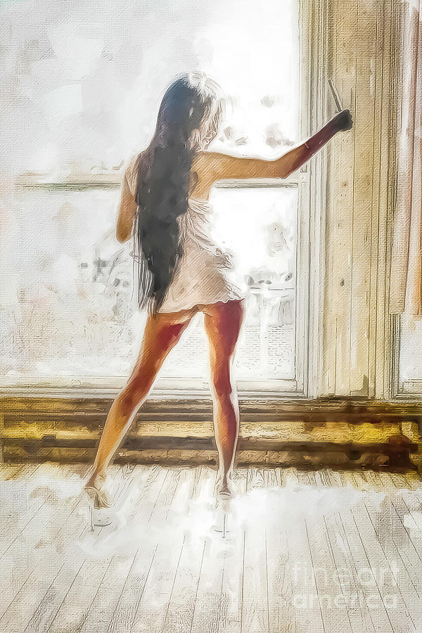 Window Light Mixed Media by Ej Holley