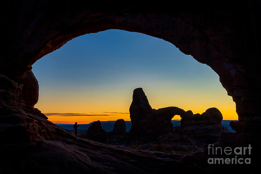Window of Time in Arches National Park Photograph by Sam Antonio