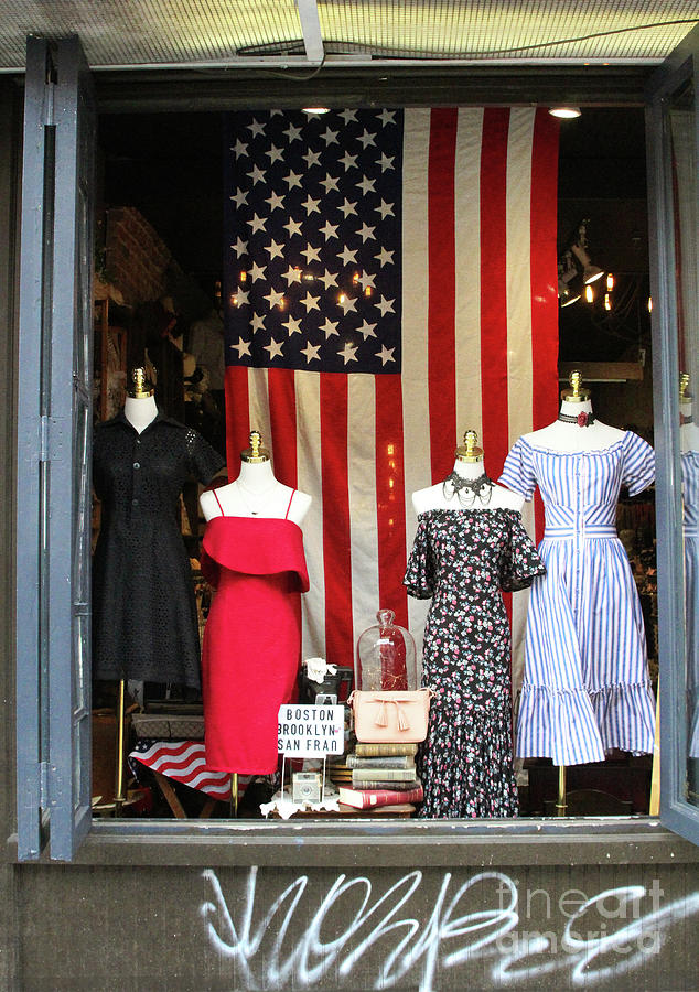 Window Shopping Boutique - NY Photograph by Doc Braham