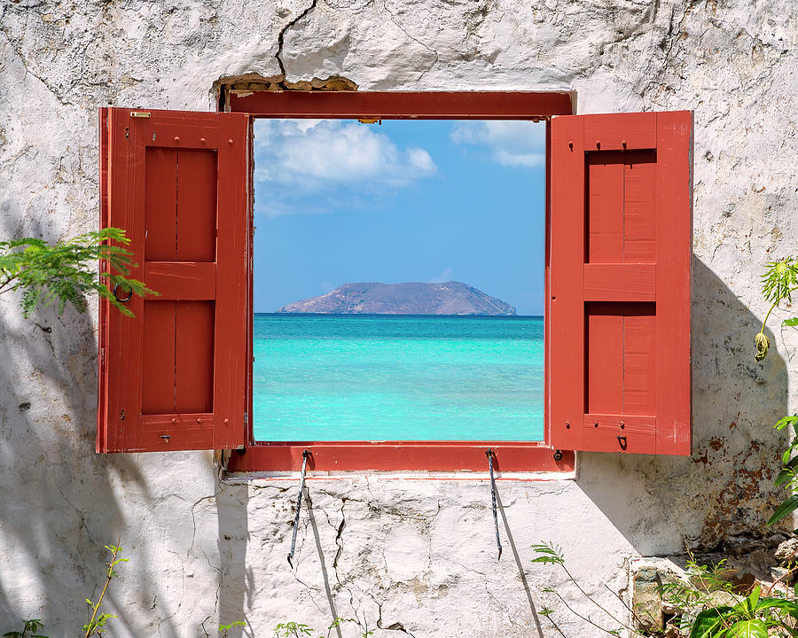 Window to Great Tobago Photograph by Adam Romanowicz