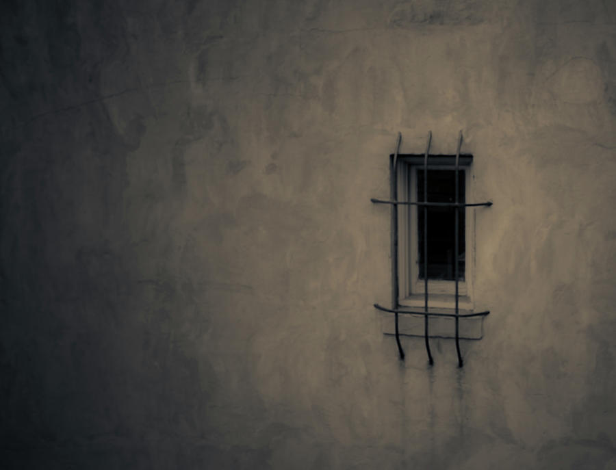 window with the Bar Photograph by Hyuntae Kim