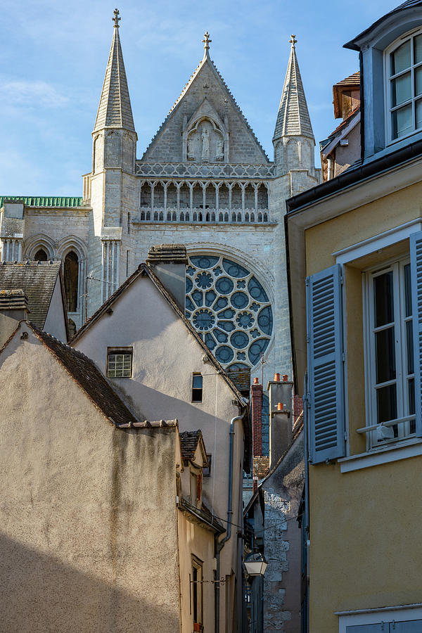 Windows and Walls in Chartres Photograph by Liz Albro