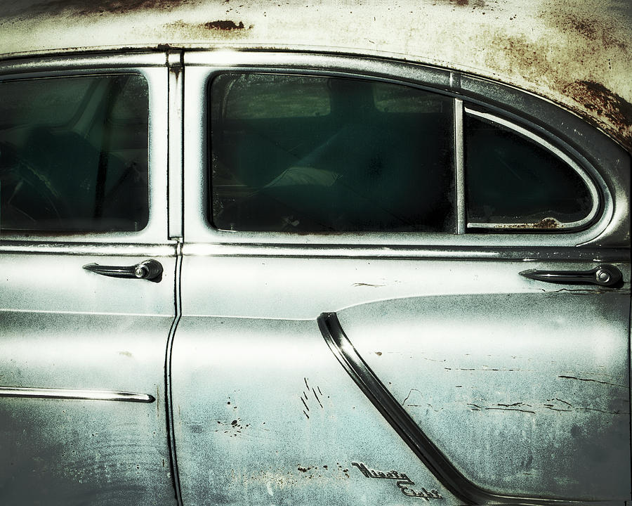 Windows - Classic Car Photograph - Rusted Vehicle Photograph Photograph