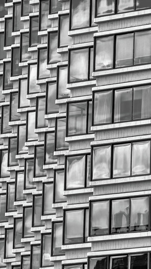 Windows in Rittenhouse Square Photograph by Louis Dallara